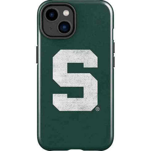 Michigan State University Spartans Away Grey S iPhone 15 Impact Case