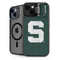 Michigan State University Spartans Away Grey S iPhone 15 Plus Kickstand Case