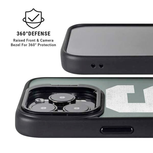 Michigan State University Spartans Away Grey S iPhone 15 Pro Kickstand Case