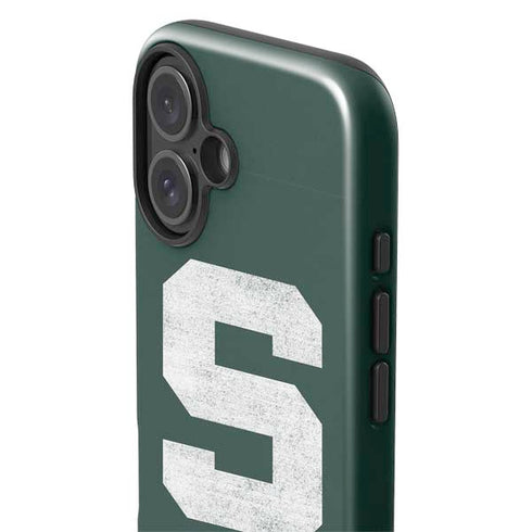 Michigan State University Spartans Away Grey S iPhone 16 Impact Case