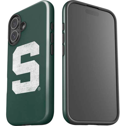Michigan State University Spartans Away Grey S iPhone 16 Impact Case