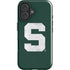 Michigan State University Spartans Away Grey S iPhone 16 Plus Impact Case