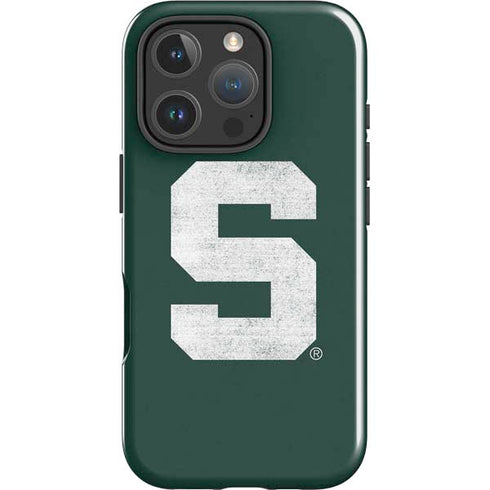 Michigan State University Spartans Away Grey S iPhone 16 Pro Max Impact Case