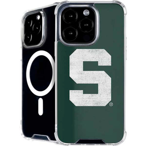 Michigan State University Spartans Away Grey S iPhone 16 Pro Max MagSafe Case