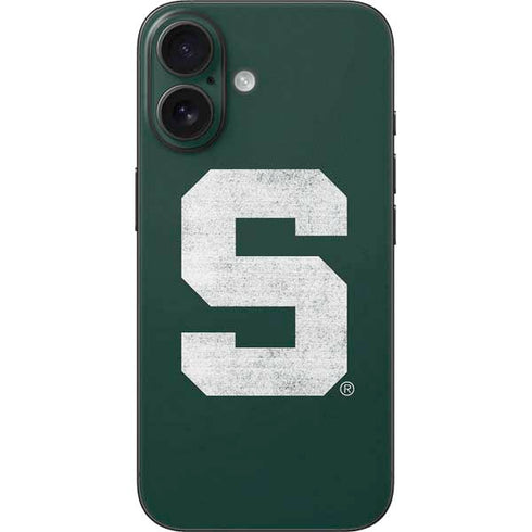 Michigan State University Spartans Away Grey S iPhone 16 Skin