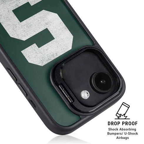 Michigan State University Spartans Away Grey S iPhone 16e Kickstand Case
