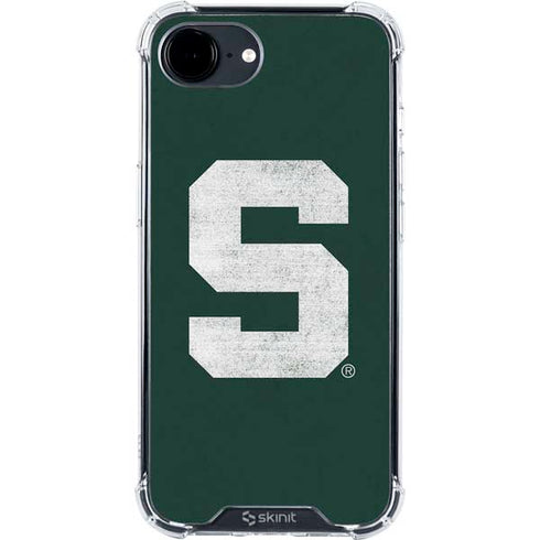 Michigan State University Spartans Away Grey S iPhone 16e Clear Case