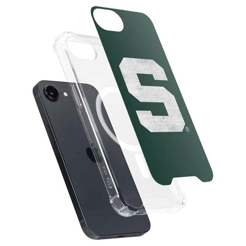 Michigan State University Spartans Away Grey S iPhone 16e MagSafe Case