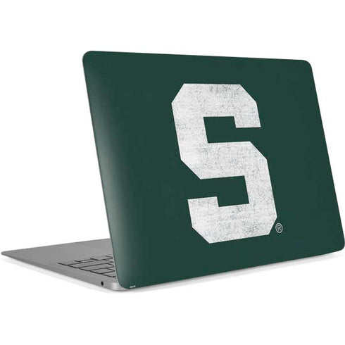 Michigan State University Spartans Away Grey S Apple MacBook Air Skin