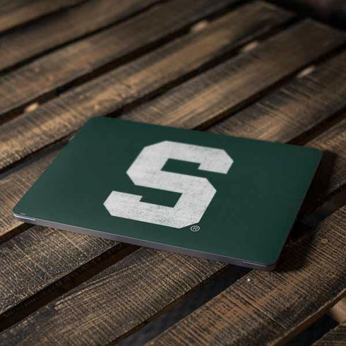 Michigan State University Spartans Away Grey S Apple MacBook Air Skin