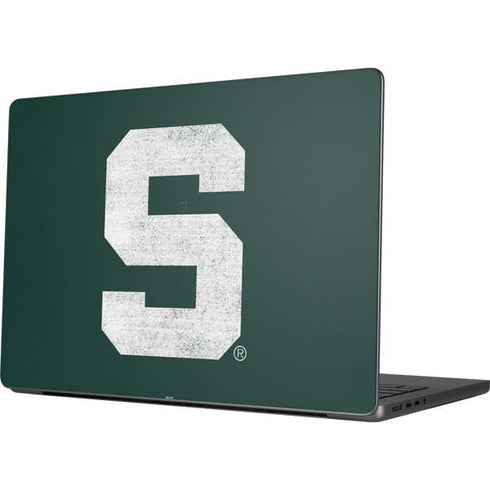 Michigan State University Spartans Away Grey S Apple MacBook Pro 14-inch Skin
