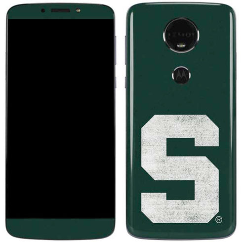 Michigan State University Spartans Away Grey S Moto E5 Plus Skin