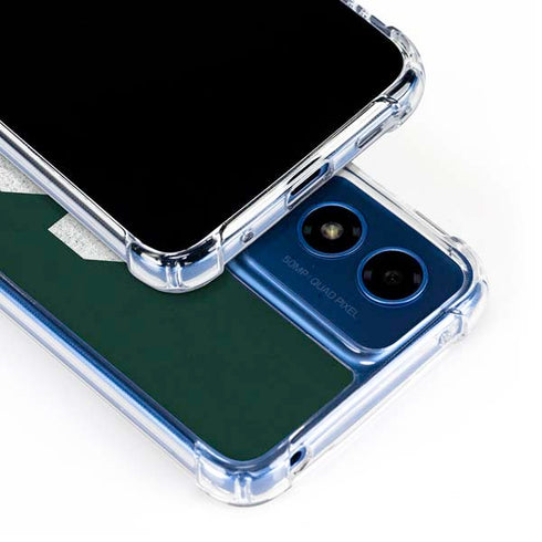 Michigan State University Spartans Away Grey S Moto G 5G (2024) Clear Case