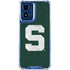 Michigan State University Spartans Away Grey S Moto G Play 4G (2024) Clear Case