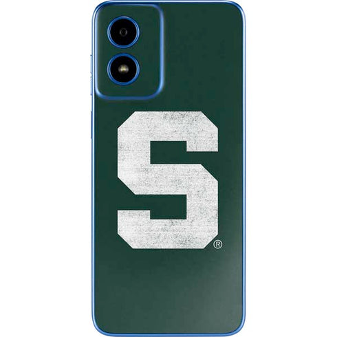 Michigan State University Spartans Away Grey S Moto G Play 4G (2024) Skin