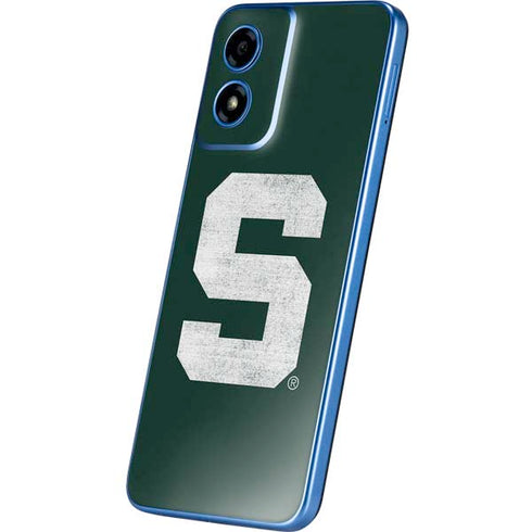 Michigan State University Spartans Away Grey S Moto G Play 4G (2024) Skin