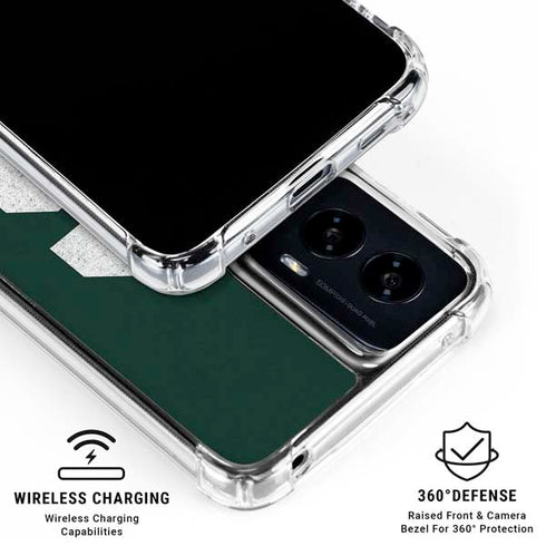 Michigan State University Spartans Away Grey S Moto G Power 5G (2024) Clear Case