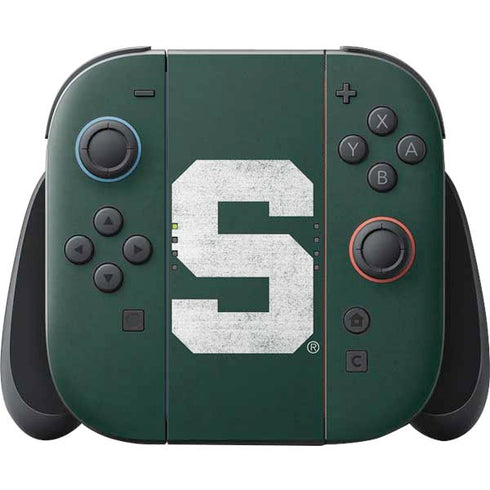 Michigan State University Spartans Away Grey S Nintendo Switch 2 (2025) Joy-Con Controller Skin
