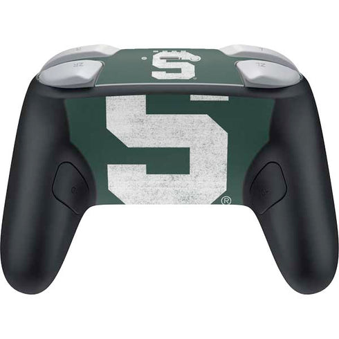 Michigan State University Spartans Away Grey S Nintendo Switch 2 (2025) Pro Controller Skin
