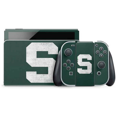 Michigan State University Spartans Away Grey S Nintendo Skins