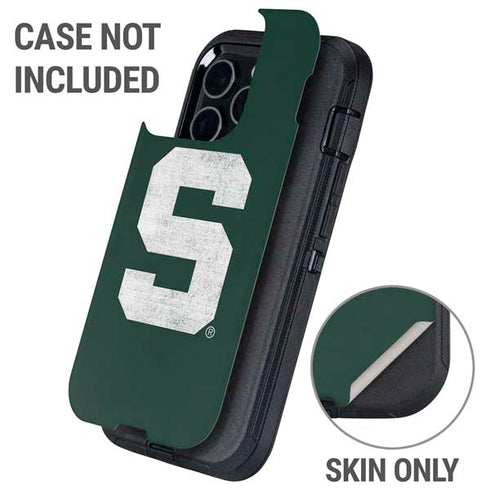 Michigan State University Spartans Away Grey S Otterbox Defender iPhone Skin