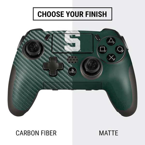 Michigan State University Spartans Away Grey S PlayStation Scuf Vantage 2 Controller Skin