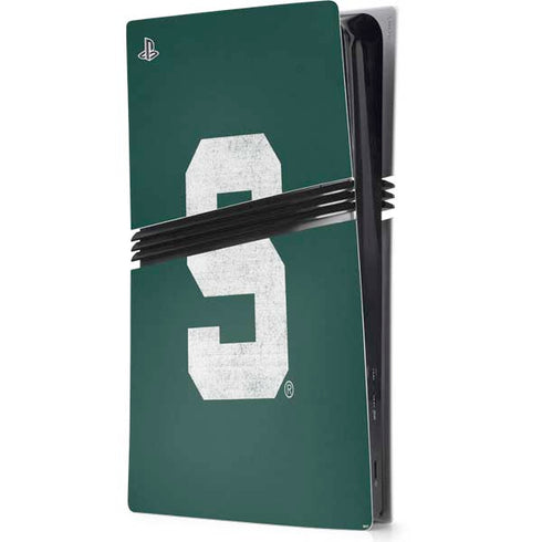Michigan State University Spartans Away Grey S PS5 Pro Console Skin