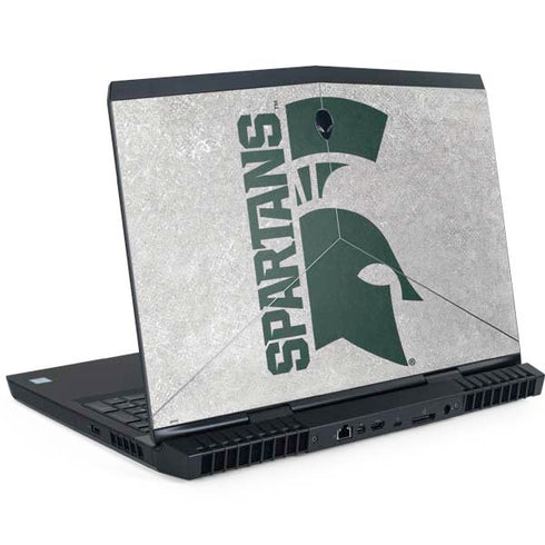 Michigan State University Spartans Half Logo Dell Alienware Skin