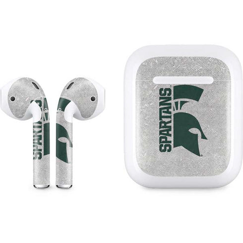 Michigan State University Spartans Half Logo Apple AirPods Skin