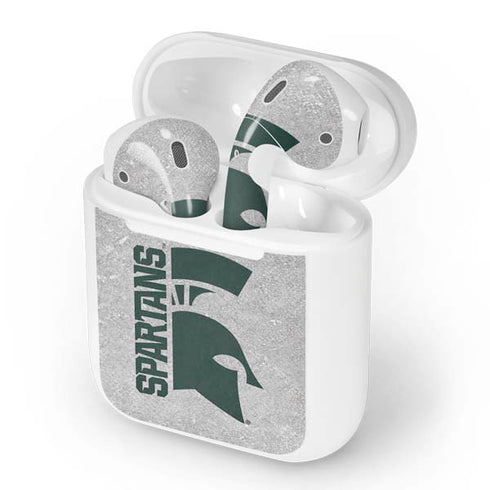 Michigan State University Spartans Half Logo Apple AirPods Skin