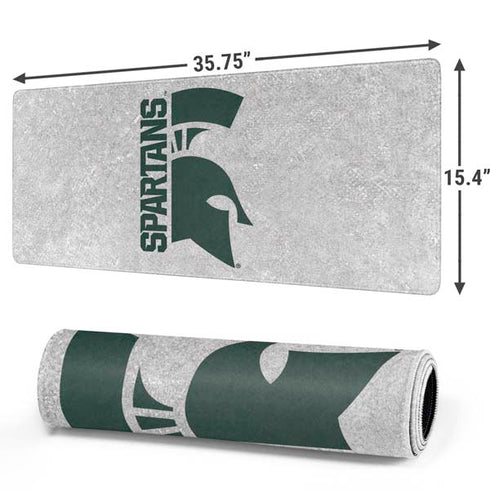 Michigan State University Spartans Half Logo Gaming Mouse Pad