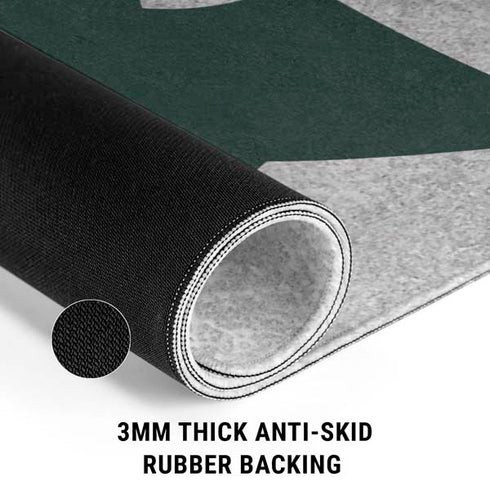 Michigan State University Spartans Half Logo Gaming Mouse Pad