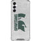 Michigan State University Spartans Half Logo Gabb Phone 4 Clear Case