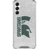 Michigan State University Spartans Half Logo Gabb Phone 4 Clear Case