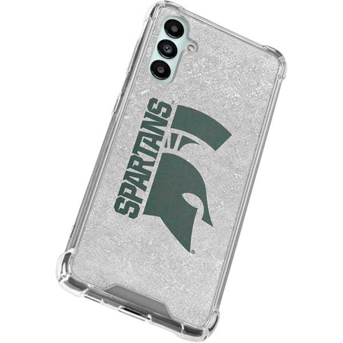 Michigan State University Spartans Half Logo Gabb Phone 4 Clear Case
