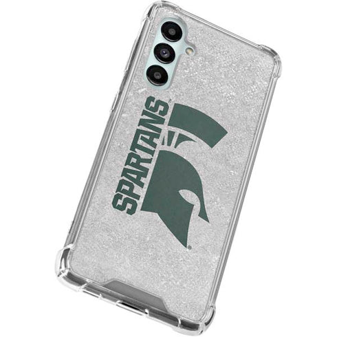 Michigan State University Spartans Half Logo Galaxy A16 5G Clear Case