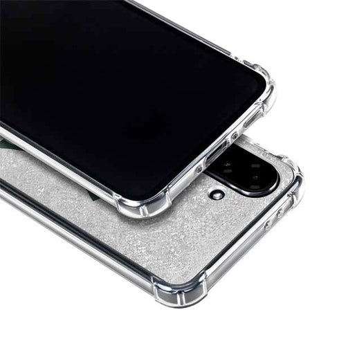 Michigan State University Spartans Half Logo Galaxy A36 5G Clear Case