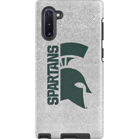 Michigan State University Spartans Half Logo Galaxy Cases