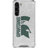 Michigan State University Spartans Half Logo Galaxy S24 FE Clear Case
