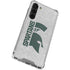 Michigan State University Spartans Half Logo Galaxy S24 FE Clear Case