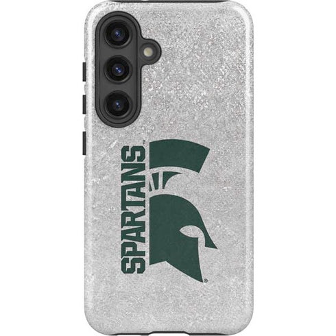 Michigan State University Spartans Half Logo Galaxy S25 Impact Case