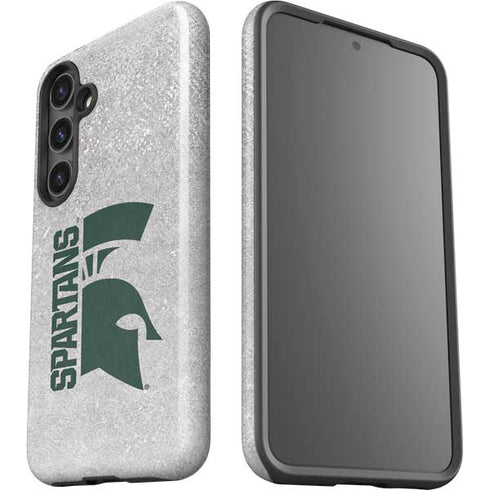 Michigan State University Spartans Half Logo Galaxy S25 Impact Case