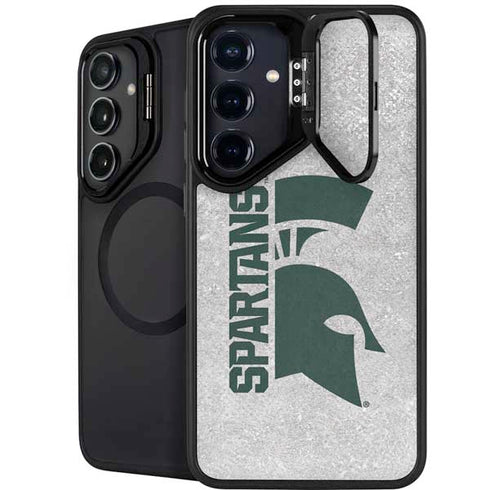 Michigan State University Spartans Half Logo Galaxy S25 Kickstand Case