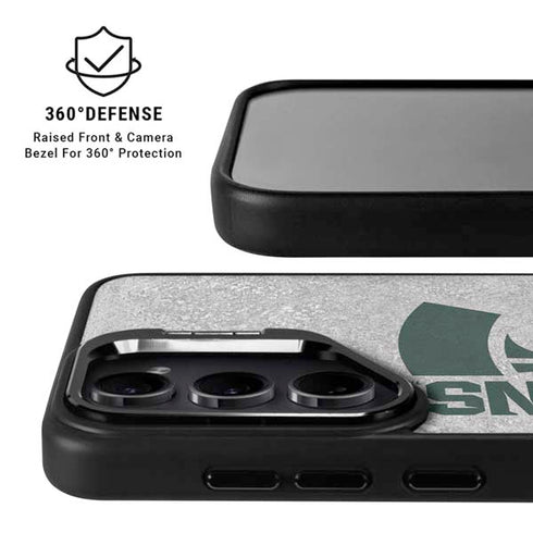 Michigan State University Spartans Half Logo Galaxy S25 Kickstand Case