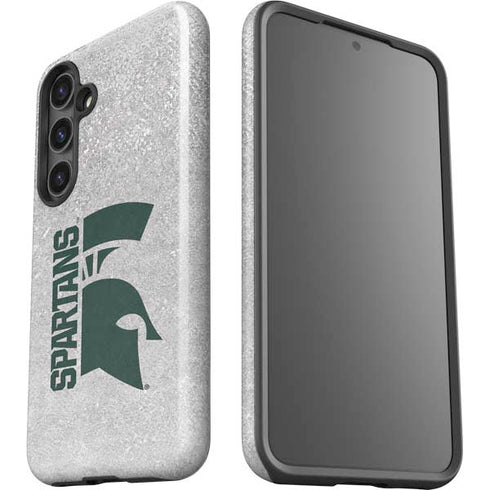 Michigan State University Spartans Half Logo Galaxy S25 Plus Impact Case