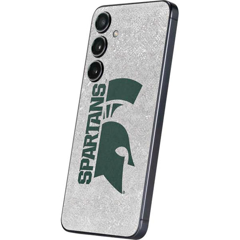 Michigan State University Spartans Half Logo Galaxy S24 Plus Skin