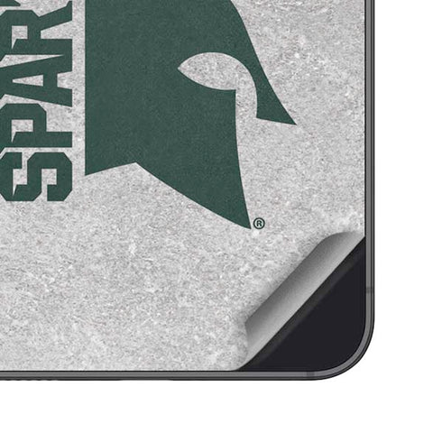 Michigan State University Spartans Half Logo Galaxy S25 Plus Skin