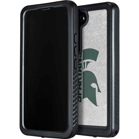 Michigan State University Spartans Half Logo Galaxy S24 Plus Waterproof Case
