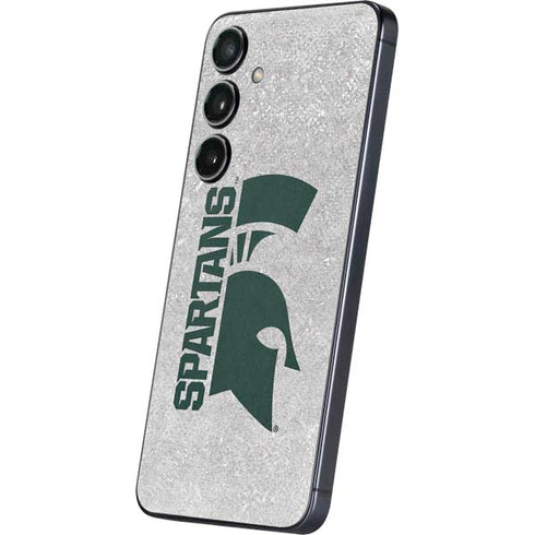 Michigan State University Spartans Half Logo Galaxy S25 Skin