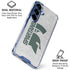 Michigan State University Spartans Half Logo Galaxy S25 Clear Case